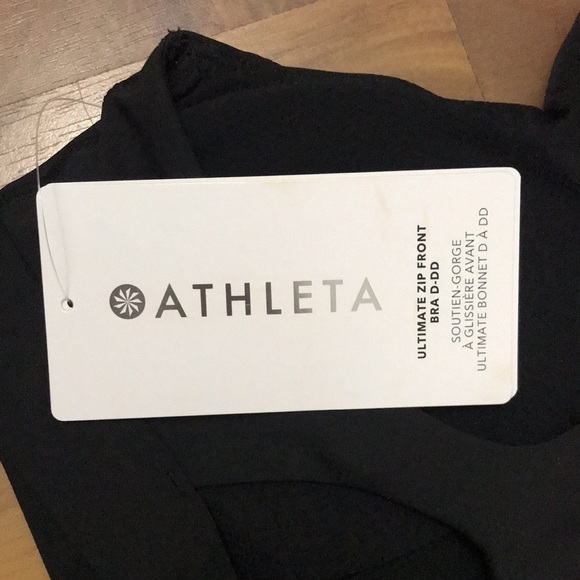 Athleta Ultimate Zip Front bra D-DD - Picture 3 of 3